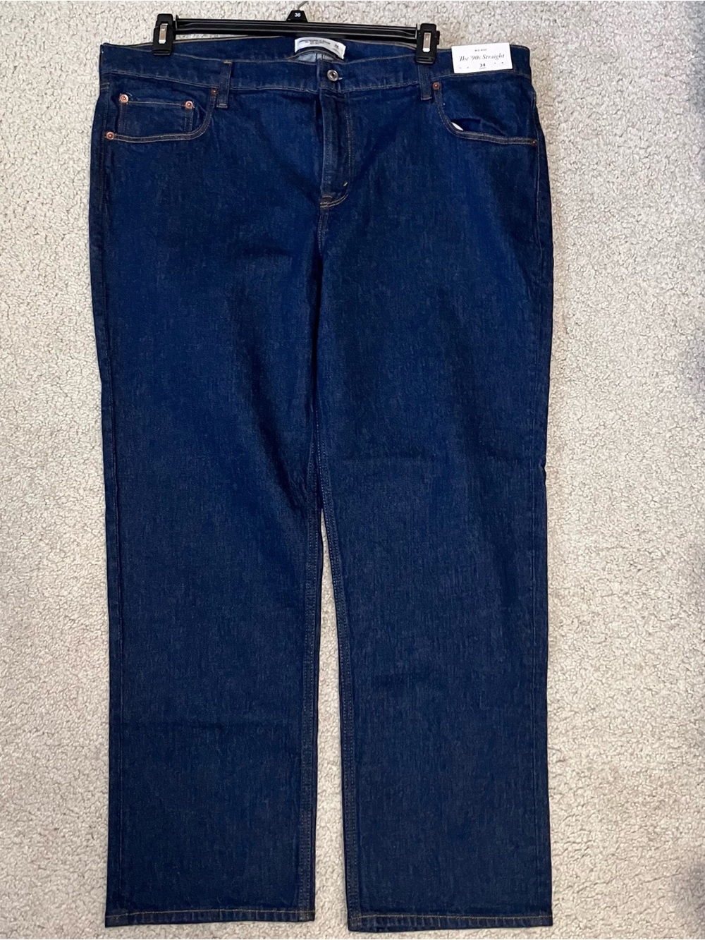 Abercrombie & Fitch Women’s Straight Leg Jeans - Dark Blue